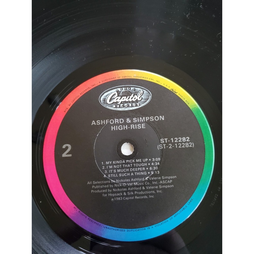 Ashford And Simpson- High Rise- VG+ Tested - Picture 12 of 12